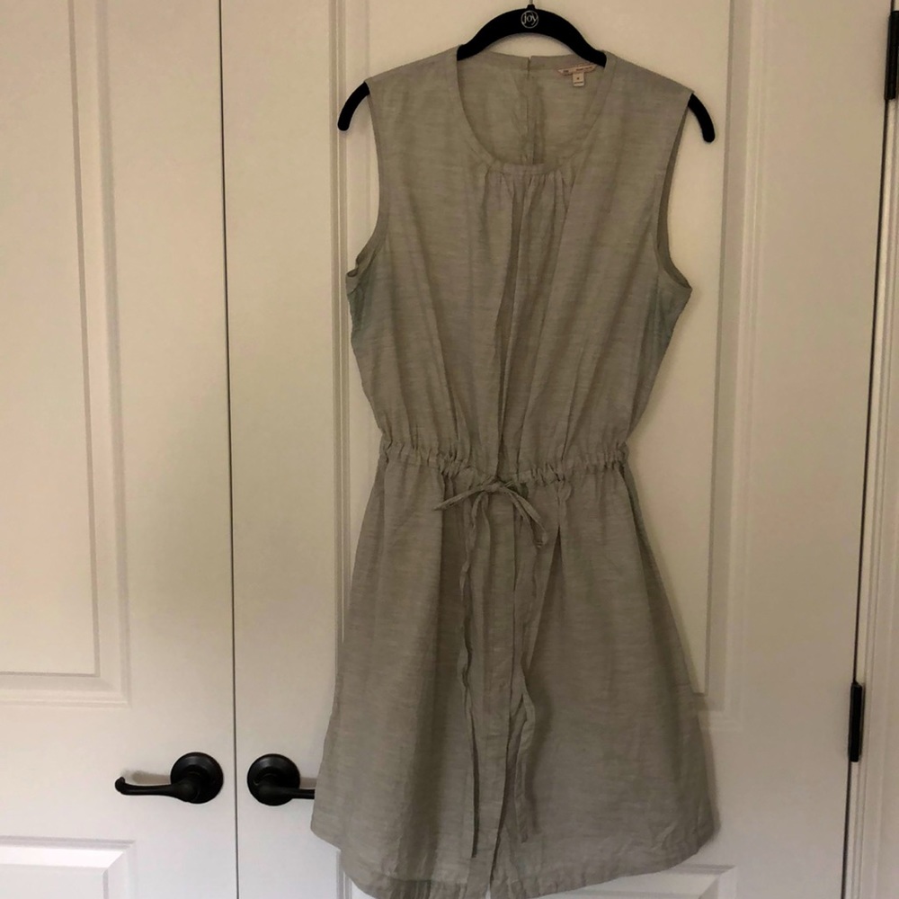 Women’s Sleeveless Cotton Drawstring Waist Dress